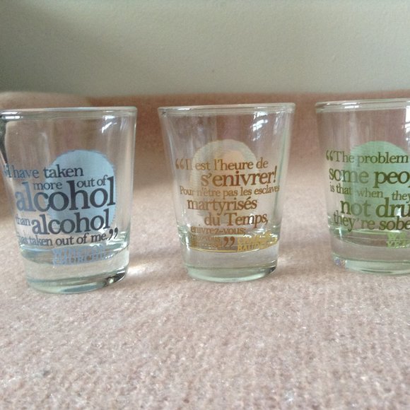 Drink with Great Drinkers Shot Glass Set **New in Box** - Picture 6 of 12